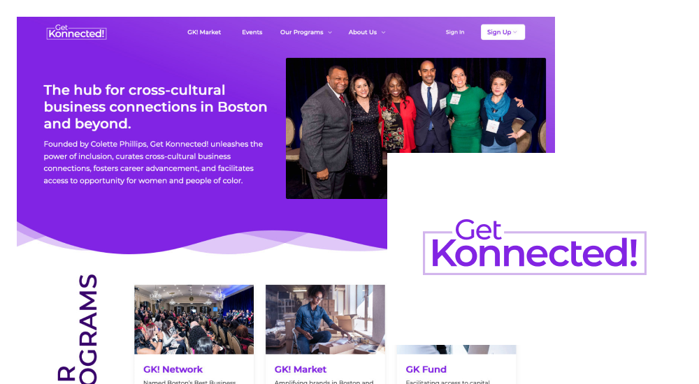 Get Konnected website design