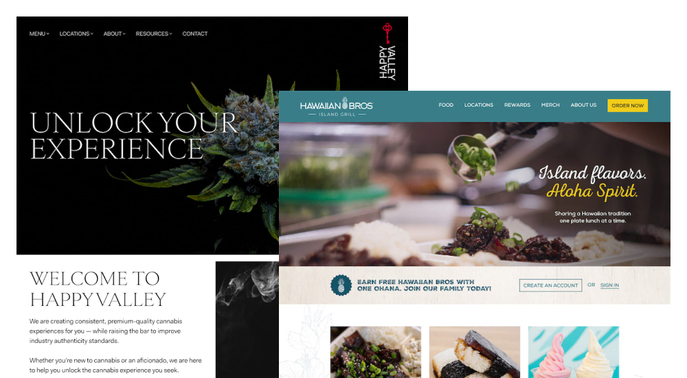 Website Design Samples.